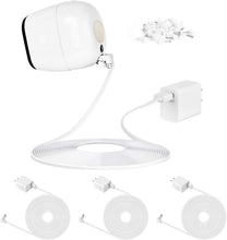 Load image into Gallery viewer, Premium 30FT Weatherproof Power Solution with QC Adapter for Arlo Pro Cameras