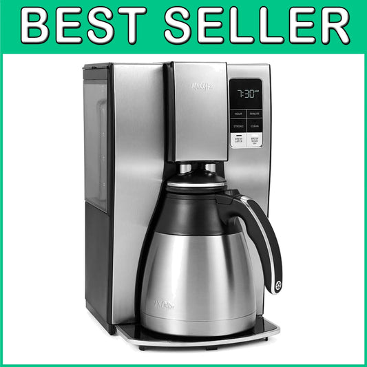 Brew Faster: 10-Cup Fully Automatic Coffee Maker with Stainless Steel Carafe