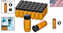 Load image into Gallery viewer, Professional Pack of 100 Leakproof 20ML Glass Vials - Ideal for Labs and Home