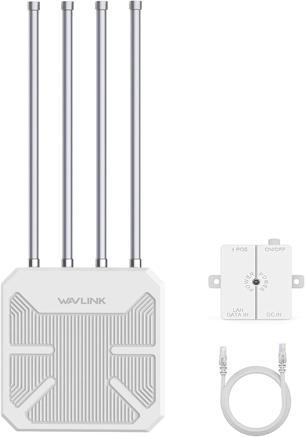 Durable AX3000 Outdoor WiFi 6 Extender - Seamless Roaming & Mesh Compatibility