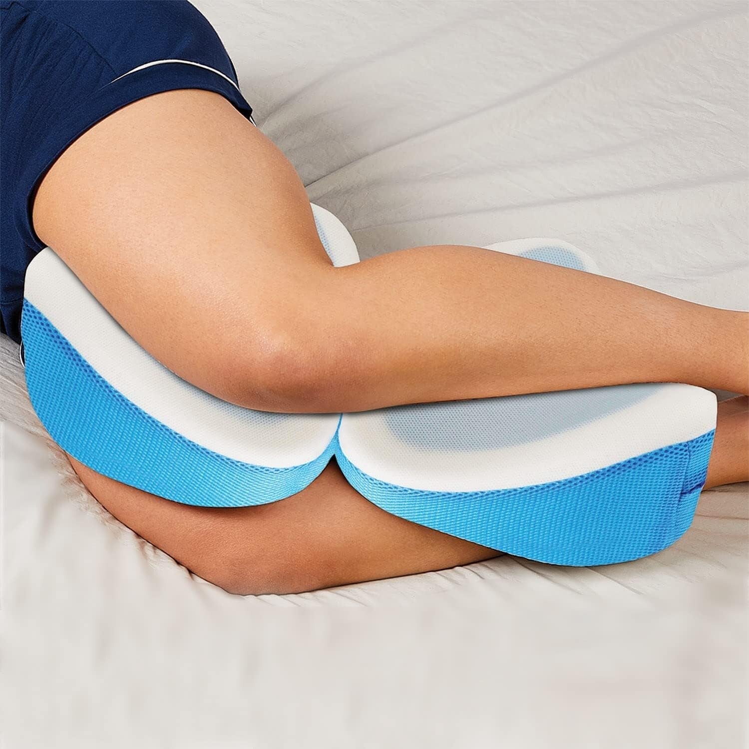 Side Sleeper Gel Memory Foam Pillow - Ergonomic Support for Whole Body Comfort