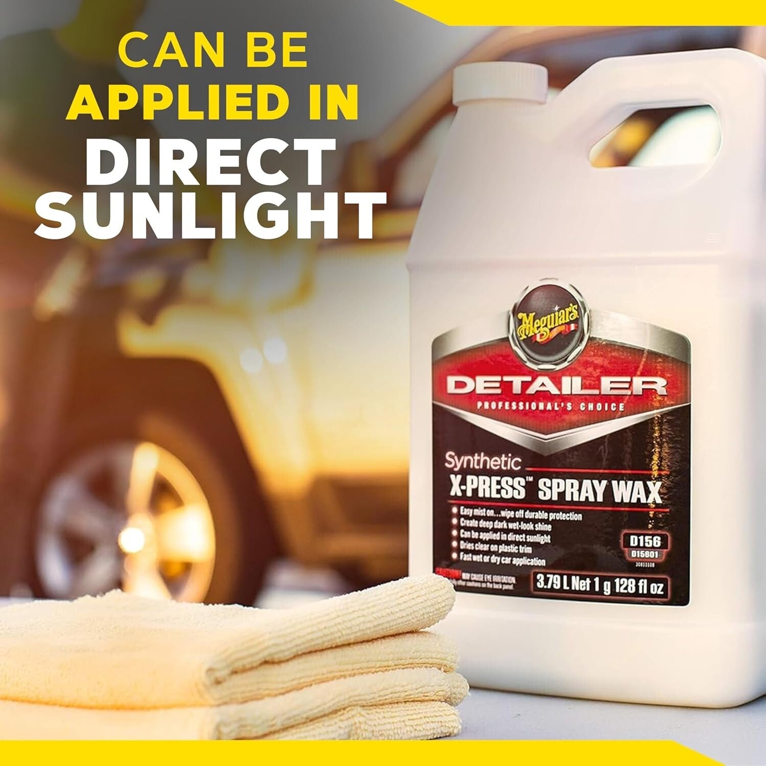 1 Gallon Synthetic X-Press Spray Wax for Expert-Level Car Shine & Protection
