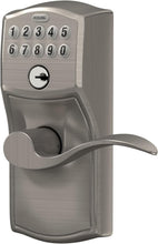 Load image into Gallery viewer, Innovative Keyless Entry Satin Nickel Lever Lock - Adjustable &amp; User-Friendly
