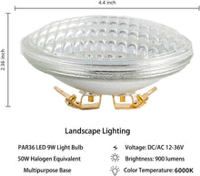 Load image into Gallery viewer, Versatile 9W LED Flood Light Bulbs - 12V-36V | Ideal for Landscape Lighting