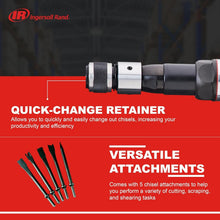 Load image into Gallery viewer, Heavy-Duty Long-Barrel Air Hammer with 5 Chisels for Pro-Grade Precision