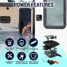 Load image into Gallery viewer, Compact 100% Metal RV Door Lock with 2 Keys - Ultimate Trailer Security Solution