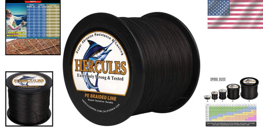 High Sensitivity Braided Fishing Line 200LB Test - Ideal for Saltwater Fishing
