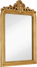 Load image into Gallery viewer, 24x36 Ornate Gold Baroque Mirror - Perfect for Bathroom or Entryway Walls
