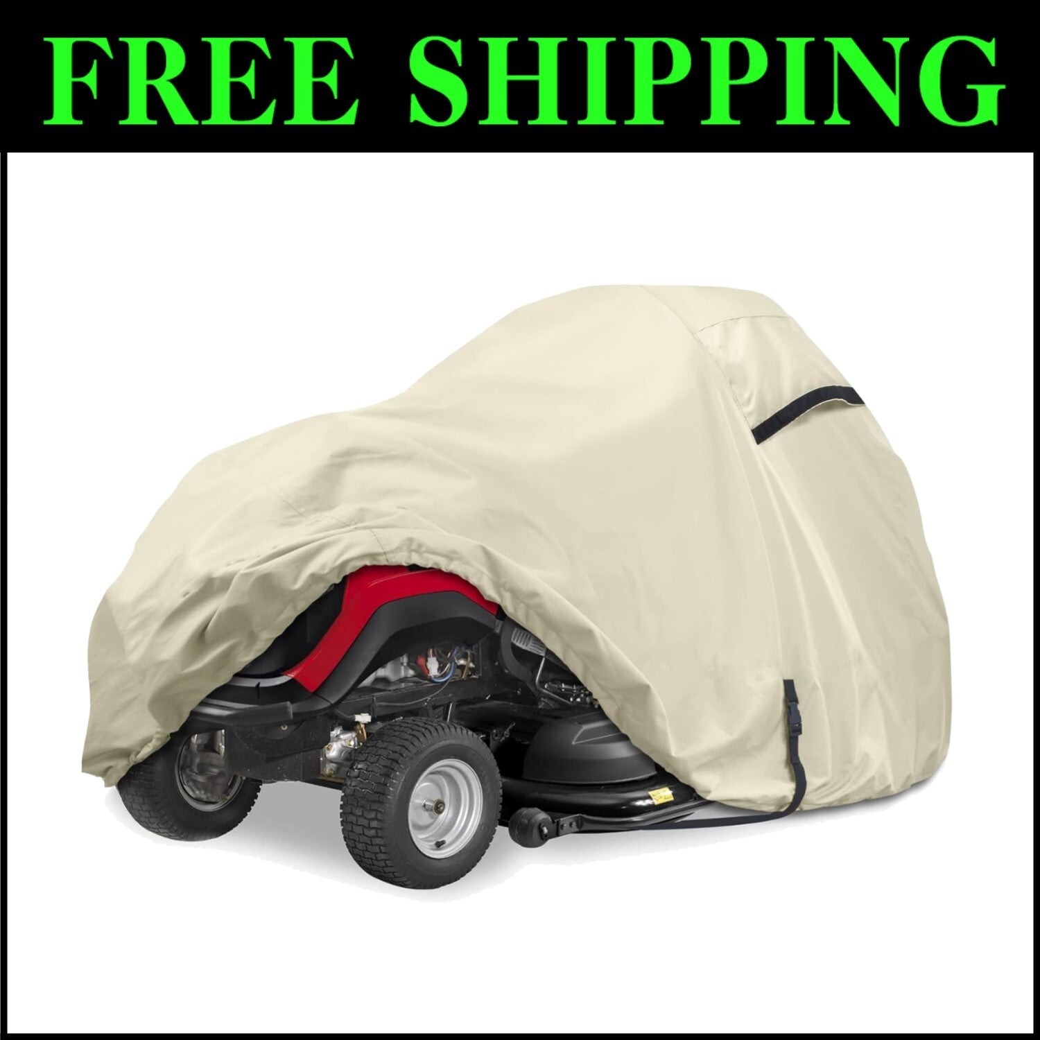 Easy-Install Lawn Tractor Cover with Dual Air Vents – Fits up to 54-inch Decks