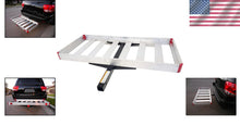 Load image into Gallery viewer, Heavy-Duty Rust-Resistant Hitch Cargo Carrier - 48" x 21" for Safe Transport