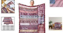 Load image into Gallery viewer, Soft 80x60in Polyester Blanket – Unique Gift for Going Away Celebrations