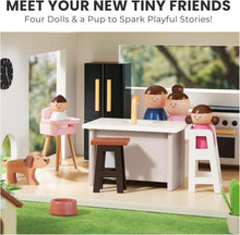 Load image into Gallery viewer, Kids' Wooden Dollhouse with Realistic Design and 53Pcs Furniture - Perfect Gift!