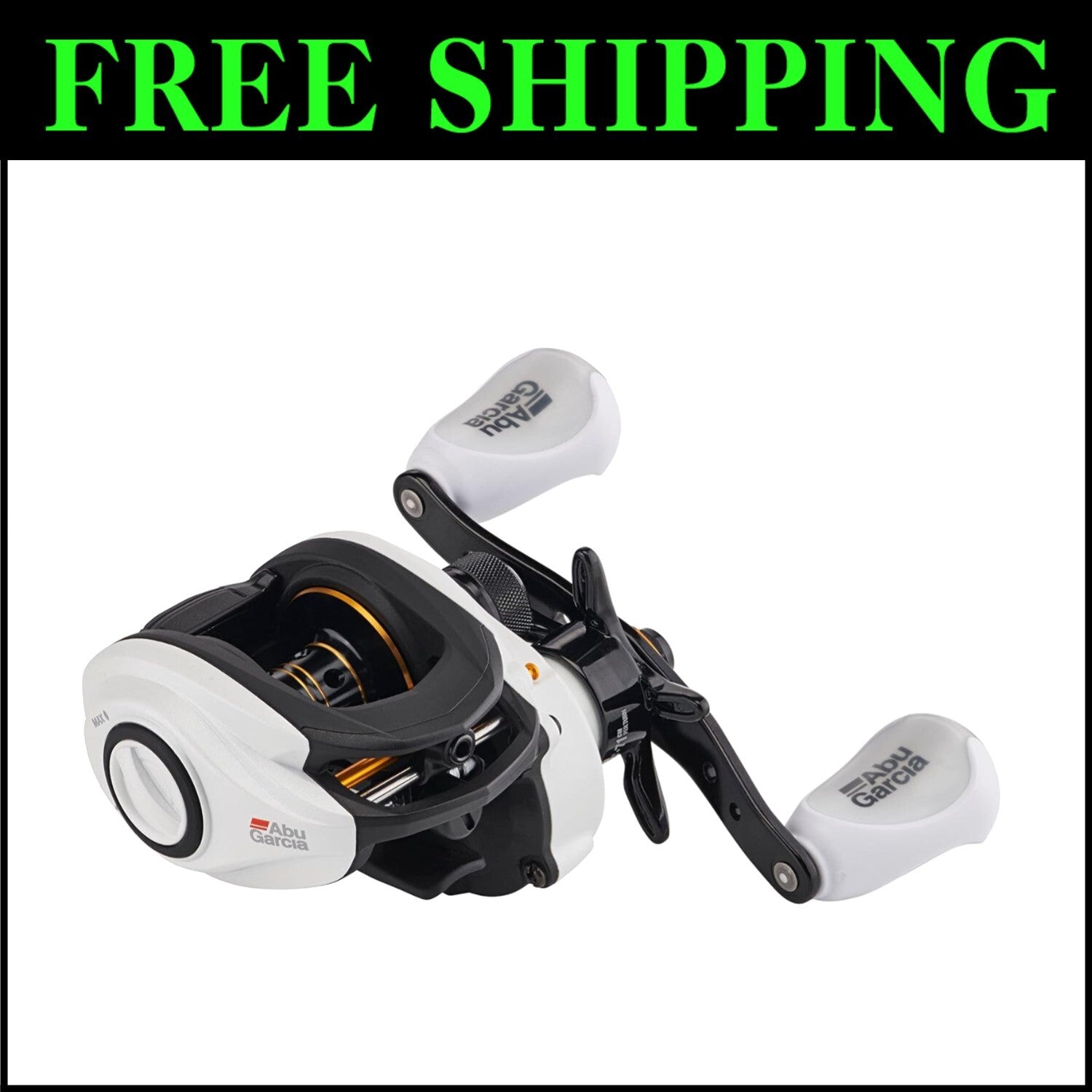 Max Pro Low Profile Baitcast Fishing Reel - Lightweight & High Recovery