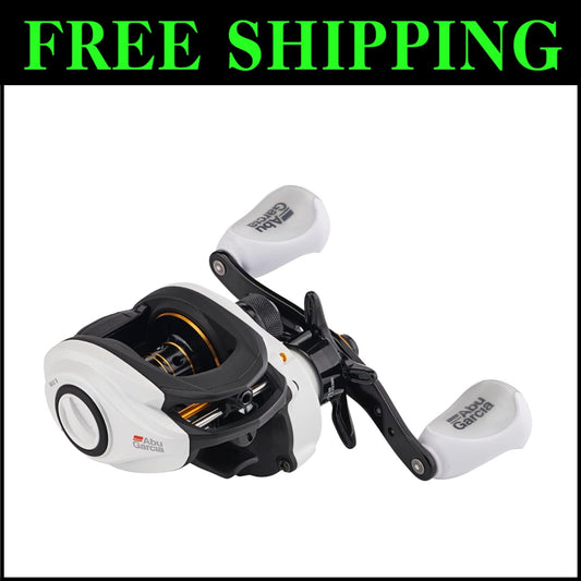 Max Pro Low Profile Baitcast Fishing Reel - Lightweight & High Recovery