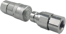 Load image into Gallery viewer, Compact 1/2" SAE-08 Flat Face Coupler - Reliable Quick Connect for Equipment
