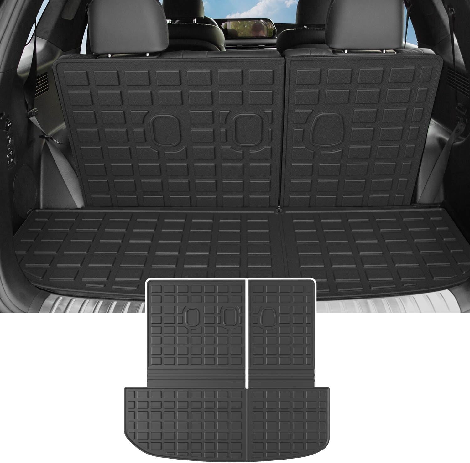 Custom-Fit Cargo Liner for 2020-2025 Hyundai Palisade with Backrest Protection