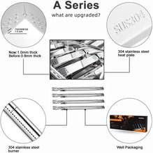 Load image into Gallery viewer, 304 Stainless Steel Replacement Parts for Nexgrill 5 Burner Models - Durable