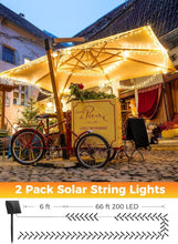 Load image into Gallery viewer, 144FT Solar String Lights Outdoor, 400 LED with 8 Modes - Waterproof &amp; Flexible