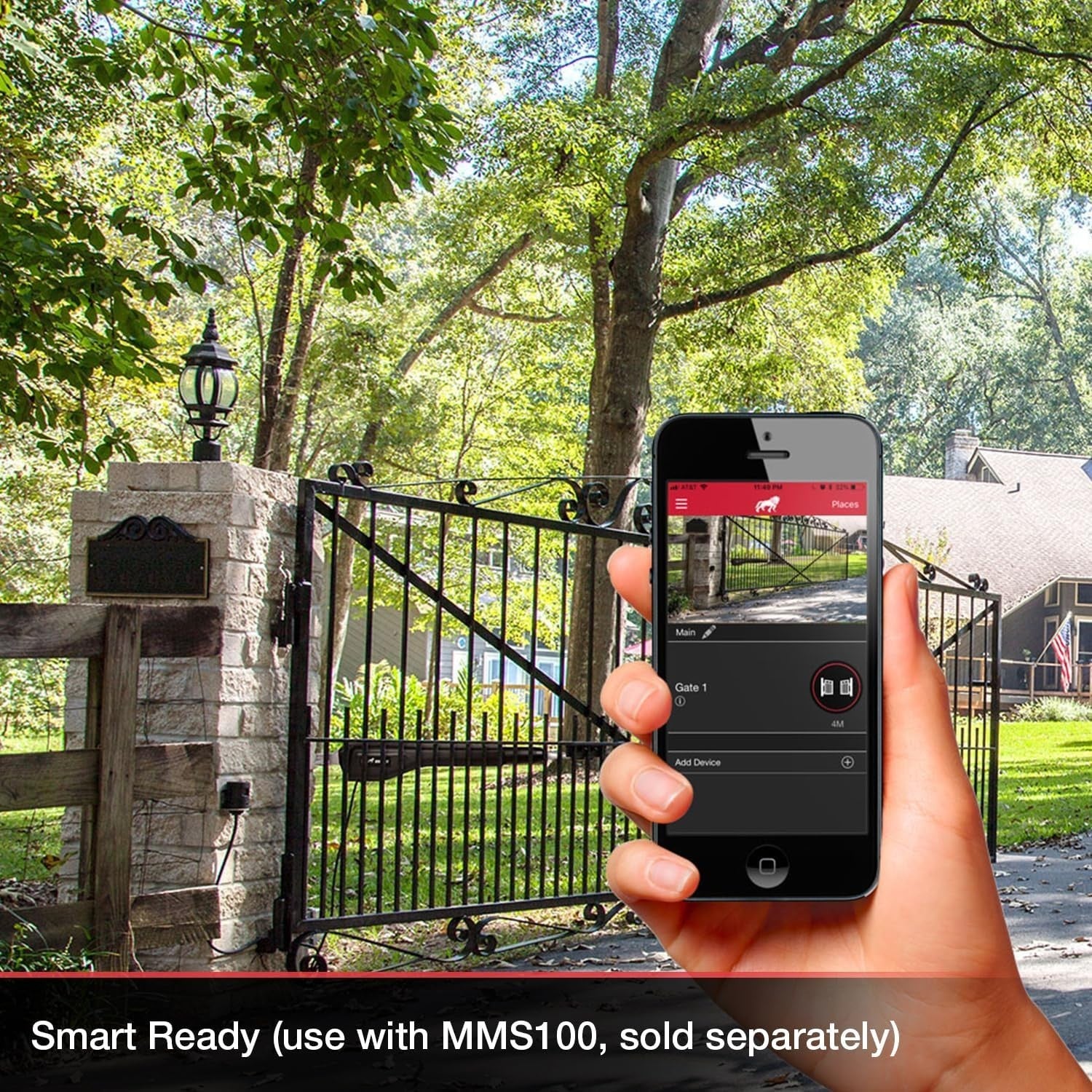 Automatic Gate Opener with Remote and Control Box - Secure Your Property