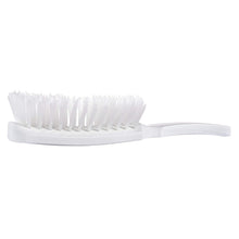 Load image into Gallery viewer, Stylish White Nylon Hairbrush with Durable Handle for Easy, Gentle Grooming