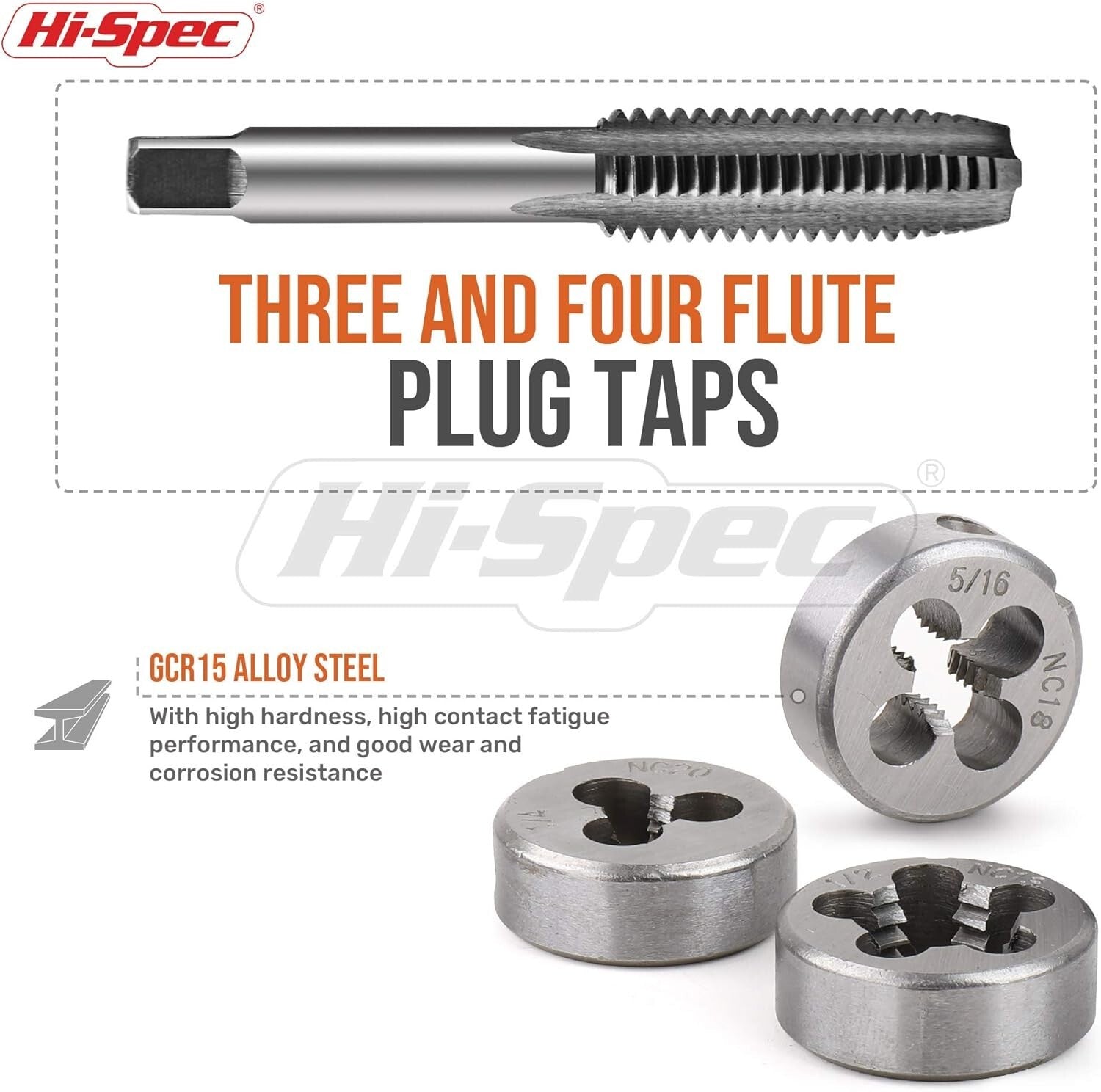 Complete 39-Piece SAE & Metric Tap and Die Tool Set with Screw Pitch Gauge