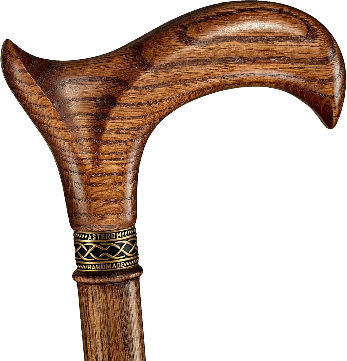 Fashionable 33-Inch Wooden Cane - Handmade Ergonomic Design for Every Lifestyle