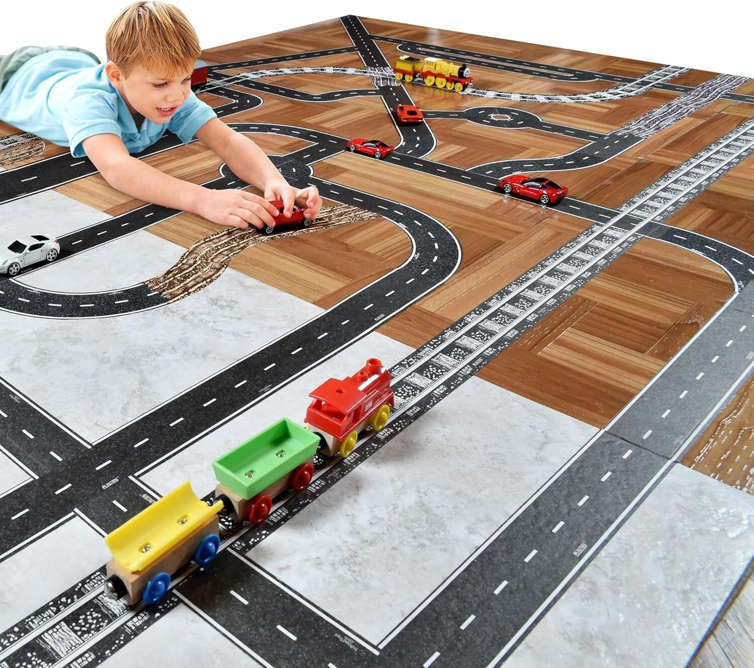 Award-Winning Road Tape - 30 ft x 2 in for Endless Toy Car Adventures