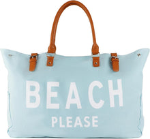 Load image into Gallery viewer, Versatile Waterproof Beach Bag with Snap Button Closure - Flexible Duffle Option