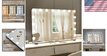 Load image into Gallery viewer, Elegant Lighted Vanity Mirror 36"x24" - 3 Lighting Modes, Touch Control &amp; Memory