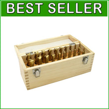 Load image into Gallery viewer, Versatile 2 &amp; 4 Flute End Mill Set – 20 Pieces of HSS TiN Coated Quality