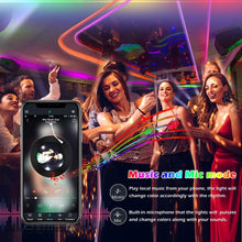Load image into Gallery viewer, Long 82ft Bluetooth LED Strip Lights - Dimmable RGB Lights for Parties &amp; Decor
