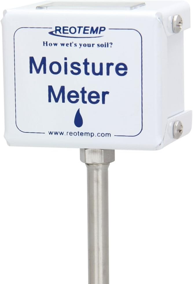 15 Inch Stainless Steel Moisture Meter for Gardening, Composting & Farming
