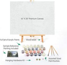 Load image into Gallery viewer, Guiding Light Landscapes - Paint by Numbers Kit on Framed Canvas for Adults
