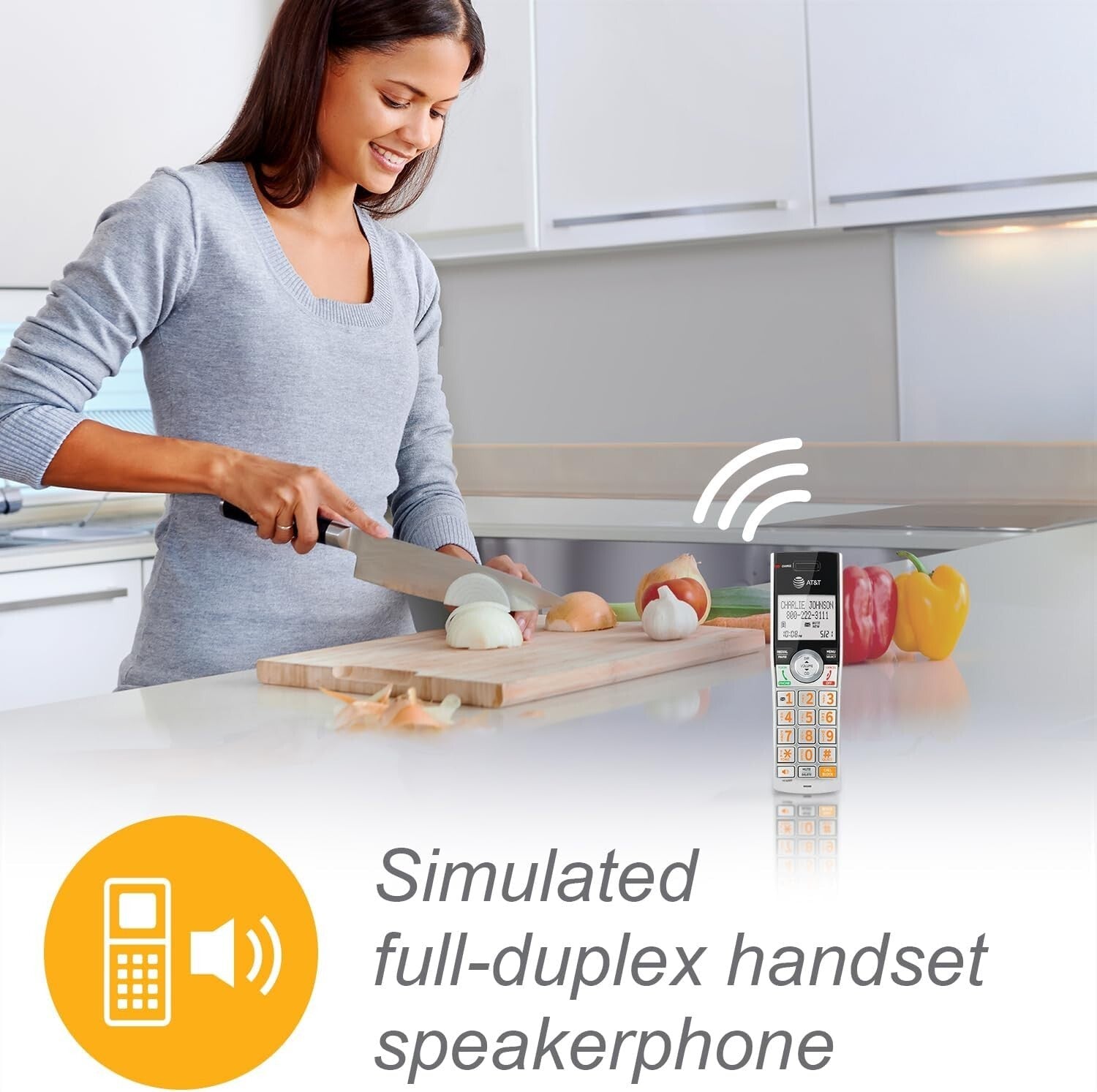 Dect 6.0 Expandable Phone Set with Digital Answering Machine & Intercom Feature