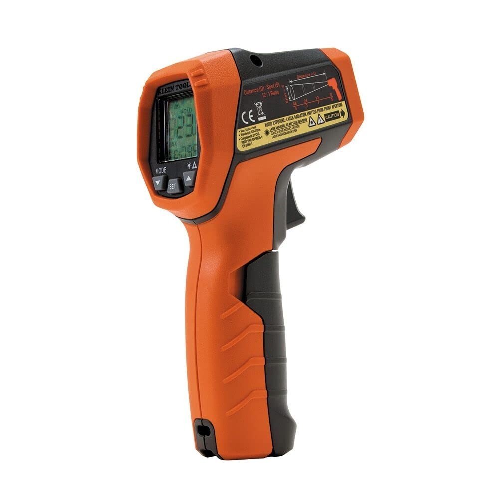 Advanced Digital Thermometer Gun with Dual Laser & Backlit Display, -22F to 752F