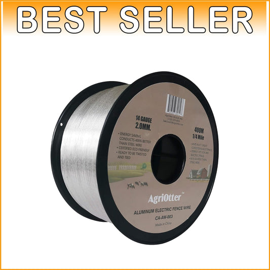 Versatile 14 Gauge Aluminum Wire - Ideal for Electric Fencing or DIY Crafts