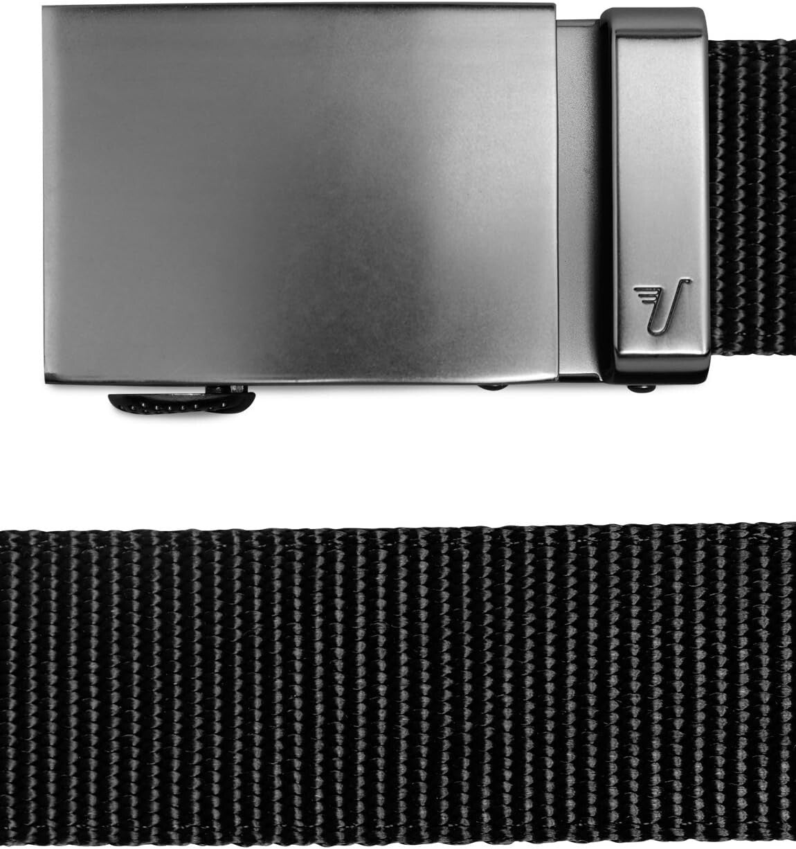 Flexible Nylon Ratchet Belt for Men - No Holes Design, Perfect Fit Every Time