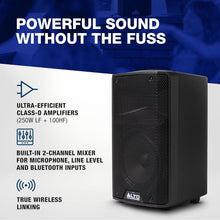 Load image into Gallery viewer, Powerful 350W Bluetooth Speaker with 2-Channel Mixer - Perfect for Events