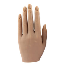 Load image into Gallery viewer, Flexible Nail Art Practice Hand - High-Quality Silicone with Bendable Fingers