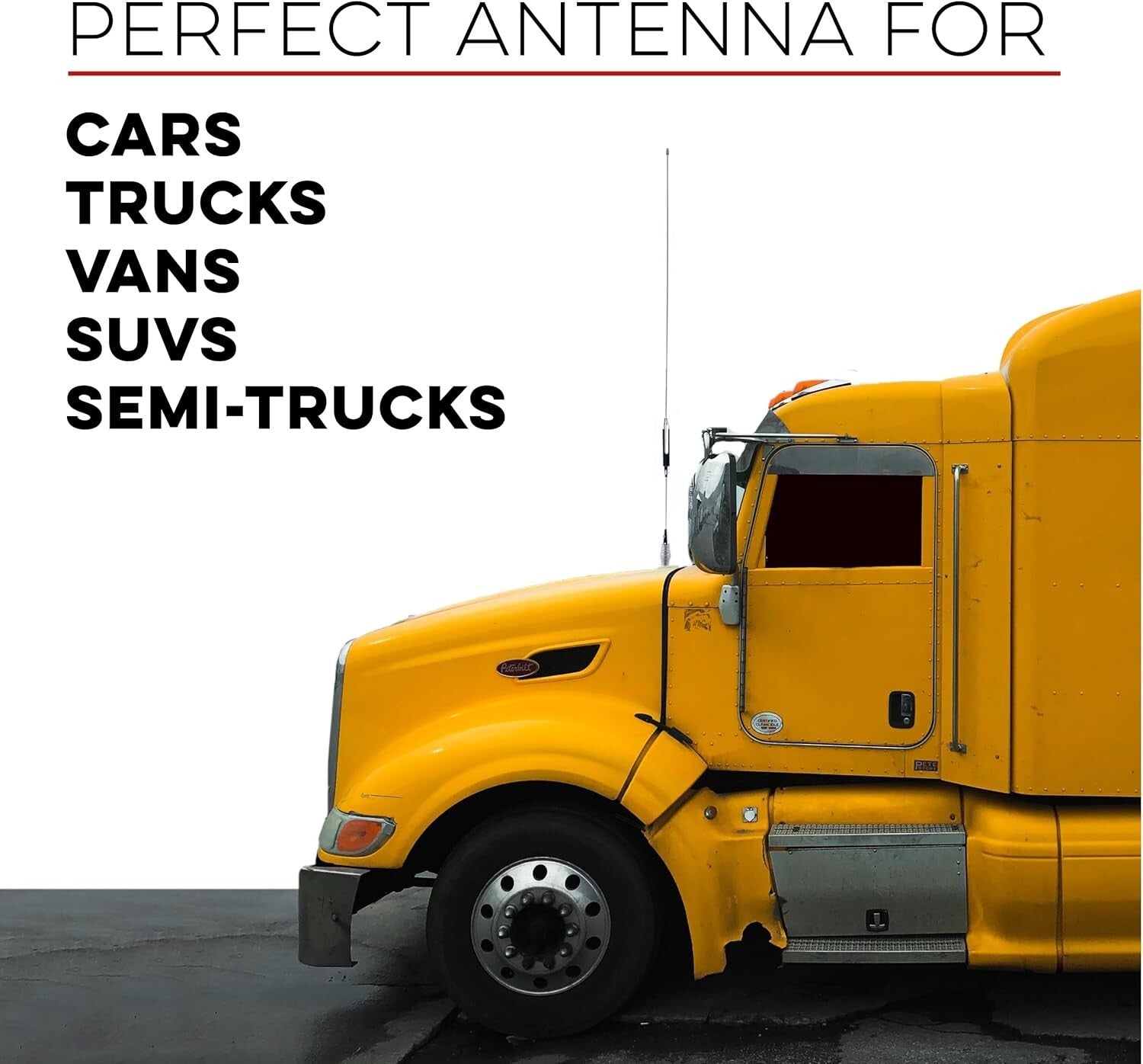 Durable 28" CB Antenna Kit with 18' RG-58A/U Cable for Hassle-Free Installation