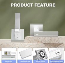 Load image into Gallery viewer, Premium 6-Pack Zinc Alloy Door Levers with Satin Nickel Finish | Easy Install