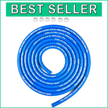 Load image into Gallery viewer, 15FT High Pressure Fuel Hose 5AN 5/16" with 6 Clamps - Durable Rubber Blue