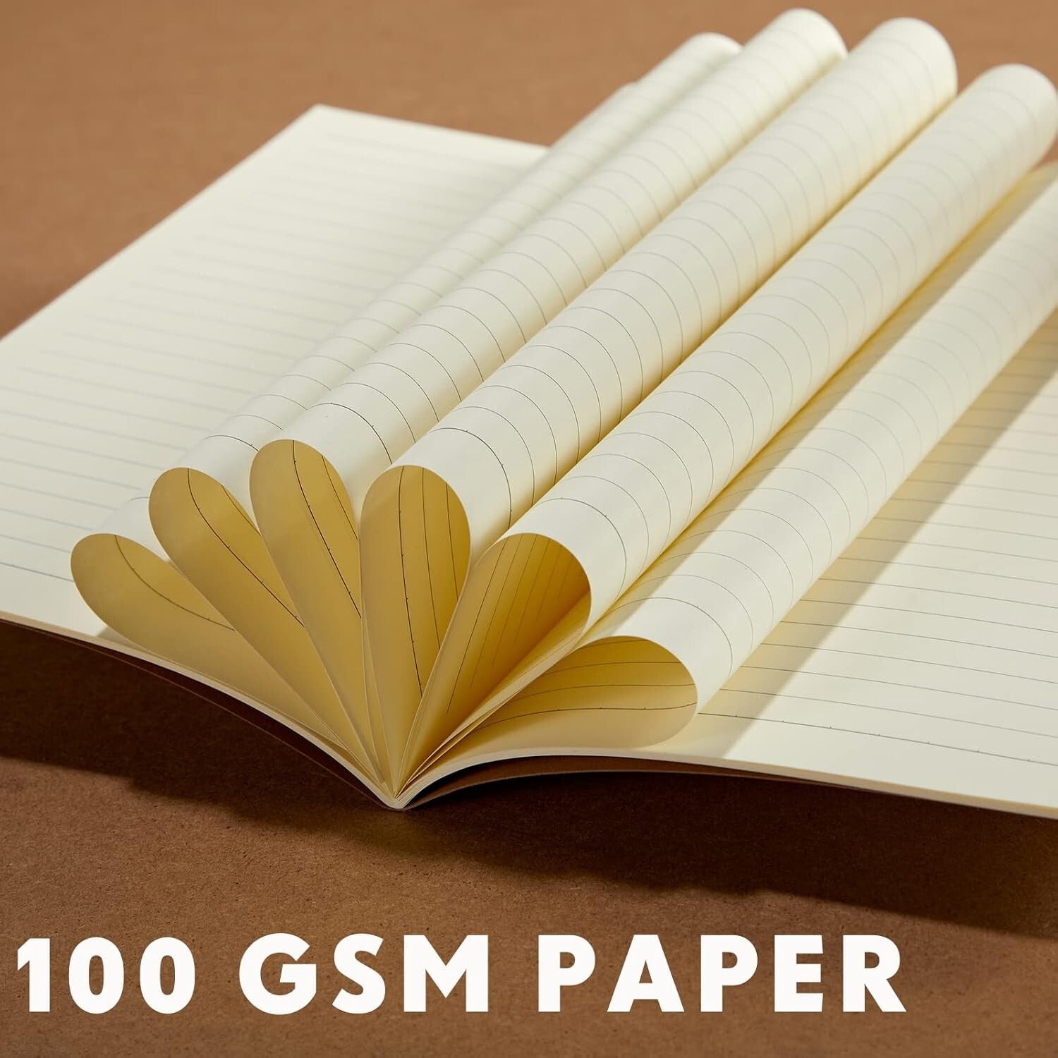 Bulk 100-Pack A5 Lined Notebooks - 60 Pages Each, Perfect for Notes & Sketches