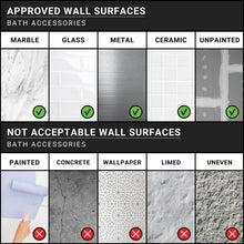 Load image into Gallery viewer, Retrofit 8-Inch Corner Shower Shelf with Drainage for Organized Bathroom Spaces