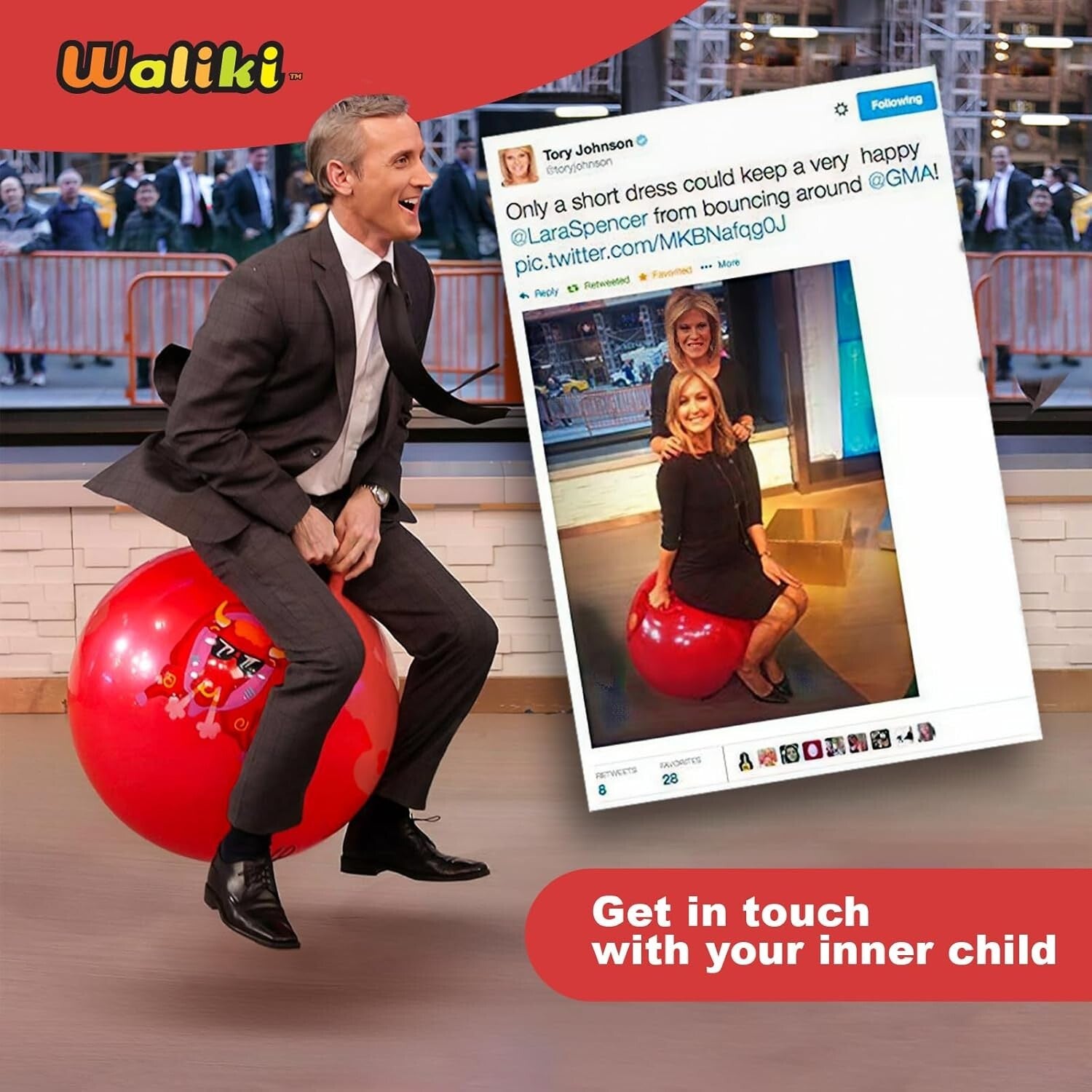 Durable Adult Hopper Ball for Fitness Ages 13-101 - Compact & Fun Exercise