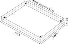 Load image into Gallery viewer, 5x7 Acrylic Photo Frame Set - Elegant Magnetic Double-Sided Display (5 Pack)