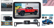 Load image into Gallery viewer, IP69 Waterproof Truck Backup Camera with 7-Inch Clear Monitor for Safe Parking