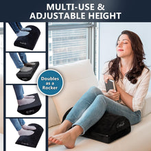 Load image into Gallery viewer, Multipurpose Adjustable Foot Stool - Memory Foam Comfort for Back Pain Relief