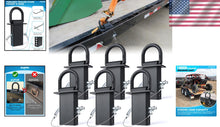 Load image into Gallery viewer, Adjustable 5/8" Heavy-Duty Stake Pocket D Rings for Flatbed Trailer Tie-Downs
