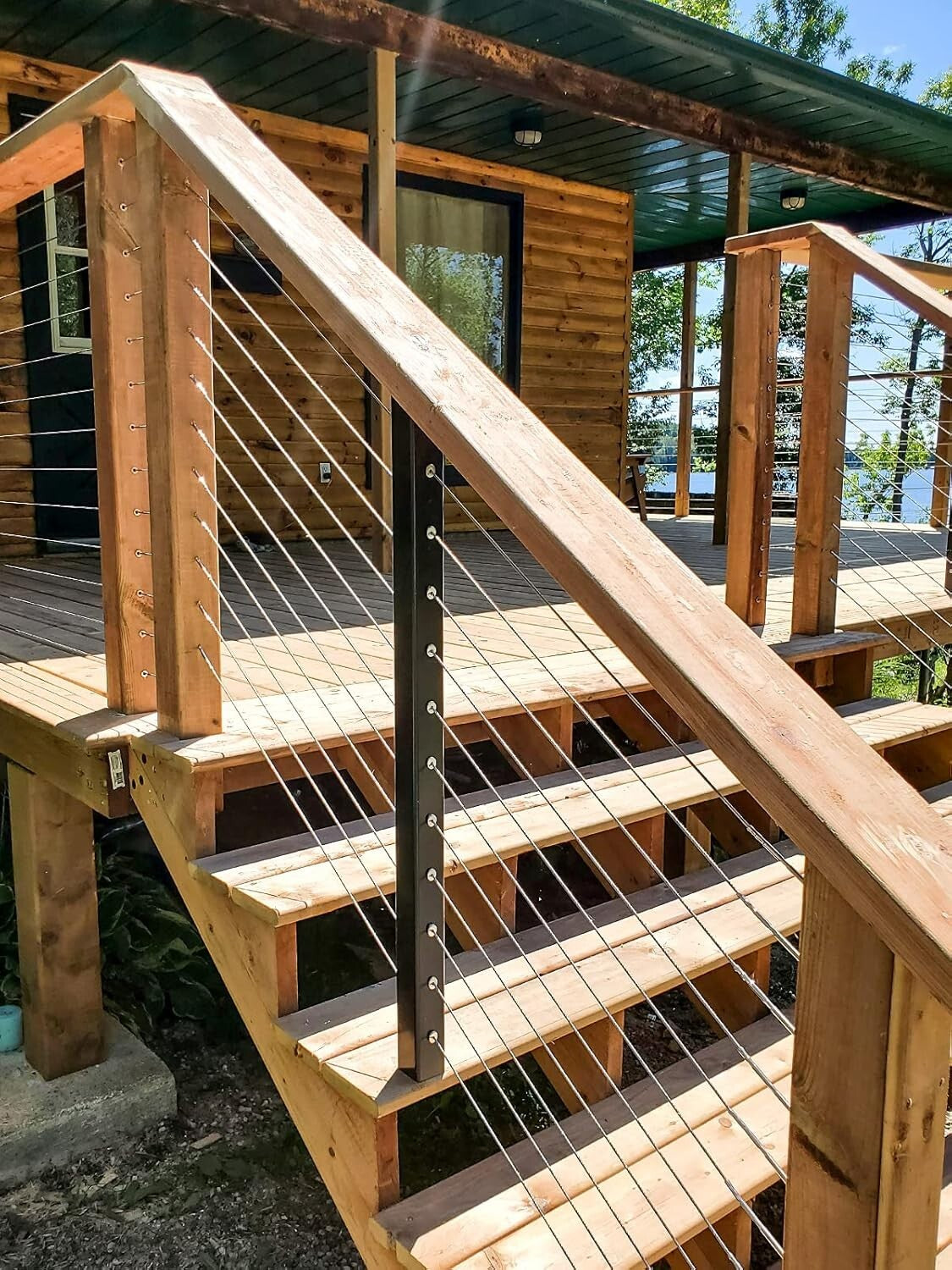 Polished 3mm Stainless Steel Wire Rope Kit for Durable Outdoor Applications